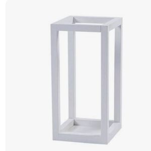 10 inch Wooden White centerpiece